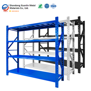 重型金属储物架 双面仓库货架 编号系统堆叠架 - Product Image 1