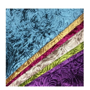 Hoa dập nổi vàng nhung tùy chỉnh mô hình thời trang sofa slipcover vải - Product Image 1