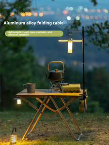 <span class=keywords><strong>Mesa</strong></span> <span class=keywords><strong>Plegable</strong></span> Portátil de Aleación de Aluminio para Exteriores, para Campamento, <span class=keywords><strong>Picnic</strong></span>, Hervir Agua, Preparar Té, Barbacoa - Product Image 5