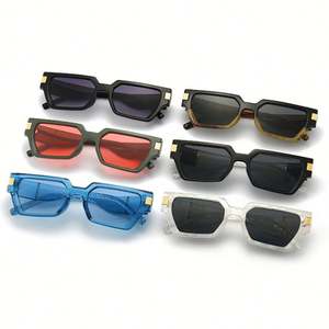 Lunettes de soleil populaires avec logo personnalisé, monture petite, forme œil de chat, lunettes de soleil carrées en forme de papillon pour femmes - Product Image 6