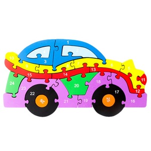 Rompecabezas de bloques de madera para niños, con animales y las 26 letras del alfabeto. Una educación temprana y - Product Image 4
