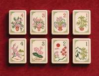 Juego de Fichas de Mahjong Americano con Diseño de Leopardo Rosa para 4 Jugadores, en Stock, Listo para Enviar |   Juego de Mahjong de Lujo