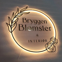 Enseigne de salon de coiffure personnalisée en aluminium avec rétroéclairage LED, décoration étanche IP65