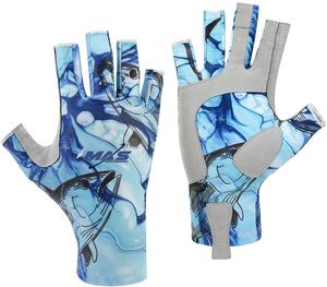 Fingerless Gloves Fishing Gloves Sun Gloves - Sun Protection Microfiber-Tech Safeguard Half-Finger Style Gardening - Product Image 1