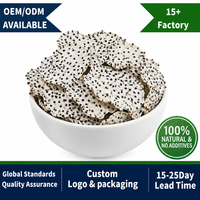 OEM Beste Product Gedroogde Dragon Fruit Tropische Vruchten Gezonde Snack Gedroogde Pitaya Schijfjes Gedroogd Fruit Gedroogde Groenten