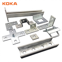 Supports de fixation Unistrut en acier inoxydable sur mesure, toutes formes, incluant les supports plats et les supports d'angle