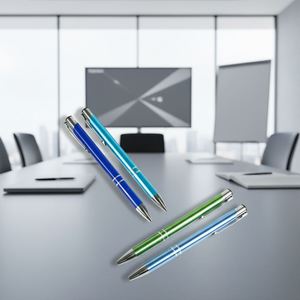 Stylo bille en métal personnalisable avec logo, impression de logo de marque, cadeau promotionnel, stylo publicitaire personnalisé - Product Image 3