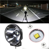 Phare de conduite LED rond de 7 pouces ECE R10 CE 40W 3200LM à faisceau spot, lumière de travail tout-terrain avec connecteur DT pour camions, SUV, 4x4, pick-up