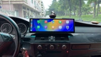 Écran d'affichage multimédia automobile Android 13 Carplay Auto QLED de 14,9 pouces pour BMW Série 5 E60 E61 E90 2003 - 2010 CIC CCC GPS WIFI 4G BT