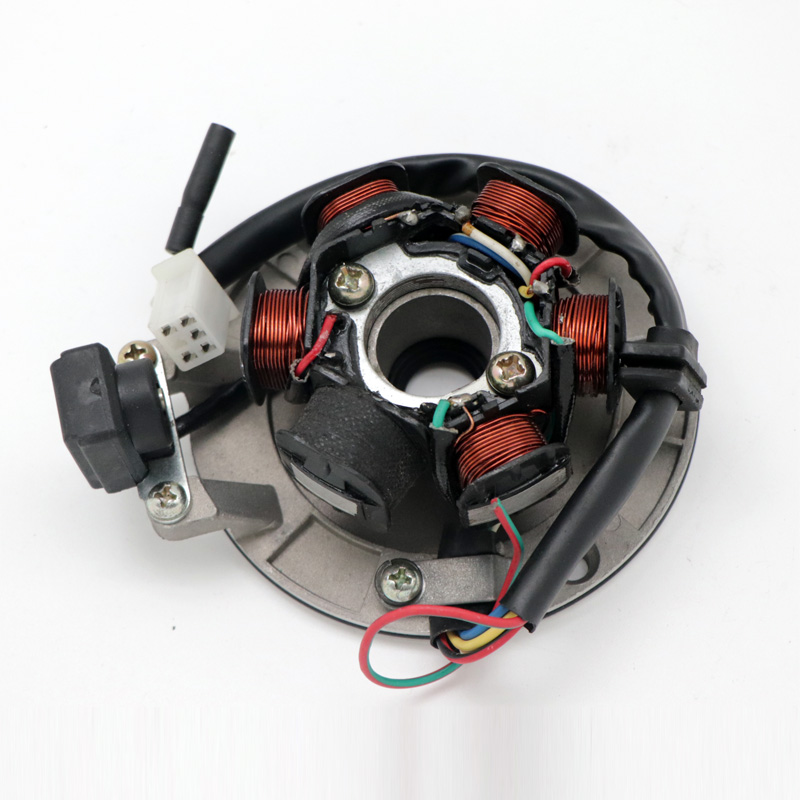 Мотоцикл обмотки статора для любителей поп-100 07-10 статора ротора 8 полюса двигателя Запасные части
