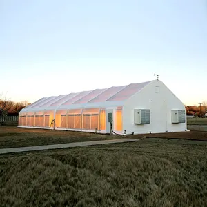 Skyplant murah terowongan polikarbonat otomatis, pertanian kaca plastik lampu gelap hidroponik rumah kaca tomat dehumidifier