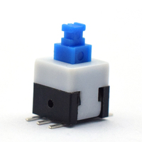 Soporte DE COMPRA integral, interruptor de personalización, parche SMT de soldadura Pcb, tecla de botón de cabeza plana de 8*8mm, interruptor sin bloqueo