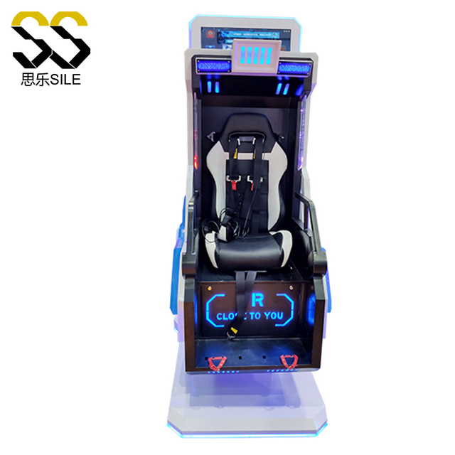360 Degree VR Headset Coin Operated Roller Coaster Flight Simulator One Seat VR Chair 360 Degree Turning Amusement Park Games