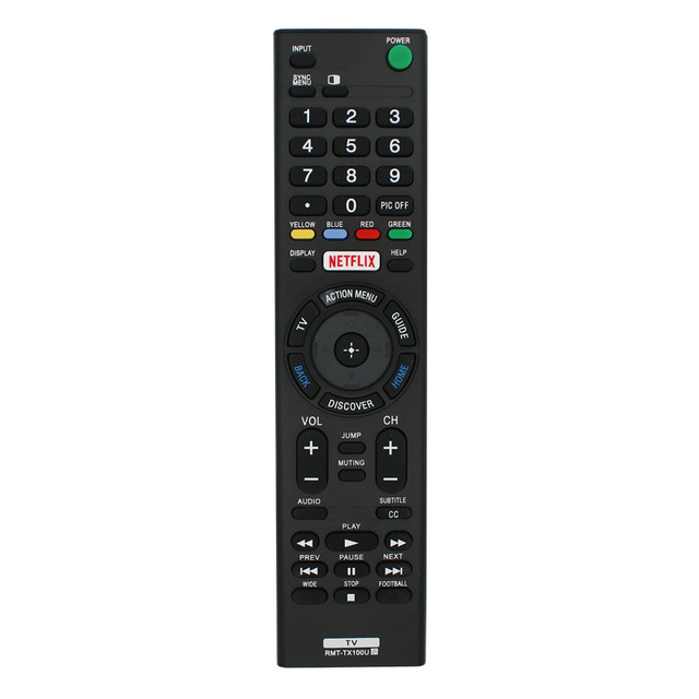 Universal Replacement RMT-TX100U Remote Control Use for All Sony Smart TV