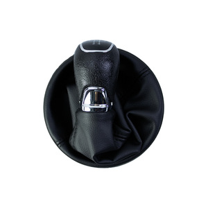 Poignée de levier de vitesses en cuir Skoda Fabia Mk2, 5 vitesses, ergonomique, accessoire de transmission manuelle - Product Image 2