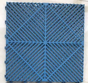 Polypropylene Car Wash Detailing Garage Floor Tiles Modular Floor Mats Garage