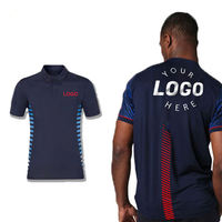 Chemise de course automobile/moto pour homme, personnalisée, imprimée, respirante, en polyester/coton, avec élasthanne, pour club et marque F1