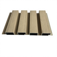 Panneau mural composite aluminium-bois-plastique de style traditionnel, étanche, avec installation par emboîtement pour usage extérieur