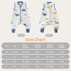 Nouvelle <span class=keywords><strong>Gigoteuse</strong></span> Élégante Sans Manches pour Bébé, Sac de Couchage Chaud d'<span class=keywords><strong>Hiver</strong></span> à Fermeture Éclair pour Garçons de 6-12 <span class=keywords><strong>Mois</strong></span> - Product Image 6