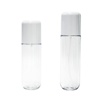 PETG botol semprot plastik, wadah kemasan kosmetik kosong bentuk bulat 100ml 120ml dengan pompa Sayer Sealing