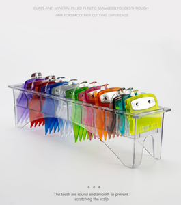 Set di 10 Pettini per <span class=keywords><strong>Pidocchi</strong></span> in Plastica Trasparente Colorata <span class=keywords><strong>con</strong></span> Gancio per Appendere, per Uso Professionale nei Saloni - Product Image 2