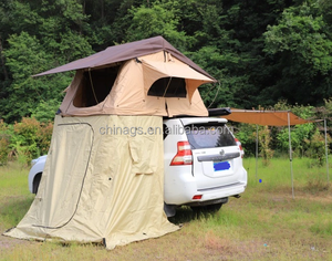 Tenda da Tetto Auto Automatica per Campeggio, Tenda da Tetto per Esterni Quattro Stagioni con Telaio in Alluminio e Tela - Product Image 6