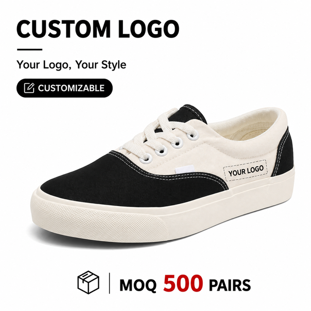 2026 Summer Custom Logo Breathable Retro Low Top Vulcanized Canvas Sneakers OEM ODM Private Label Casual Shoes MOQ Wholesale