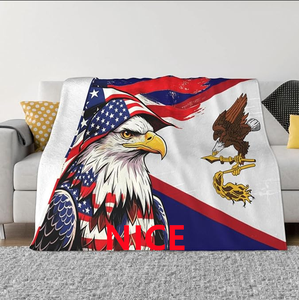 Coperta Personalizzata Ispirata ai Monumenti e alla Cultura della <span class=keywords><strong>Samoa</strong></span> Americana, Ideale per Letto, Salotto e Regali Commemorativi per Turisti - Product Image 6