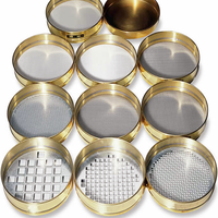 Tamis d'essai standard en acier inoxydable de 8 pouces (200 mm) / tamis d'essai de sol / tamis d'essai de sable