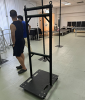 Structure en U en aluminium à fixation par tige, support d'éclairage et de présentation, certifiée TUV ISO, capacité de charge 300 kg, directement de l'usine