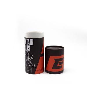 Recyclable Customized Design Cylinder Kraft Paper <b>Container</b> Serviceable Paper Tube Packaging for Wine Beverage - Product Image 4