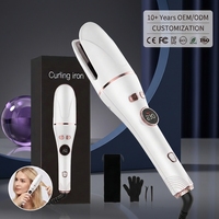 Fer à boucler automatique rotatif double tension pour salon de coiffure, outil de coiffage professionnel