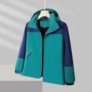 Chaqueta Impermeable con Capucha Desmontable para Hombre, Personalizable con Logotipo, para Senderismo y Camping, Cortavientos Transpirable - Product Image 2