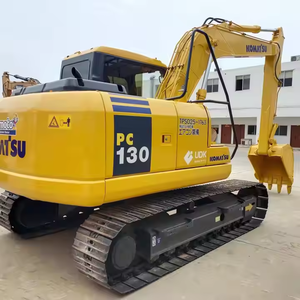 Excellent Condition Used Komatsu PC130 <b>Tracked</b> Excavator Engine Hydraulic Digging Vehicle for Mining Projects in stock - Product Image 3