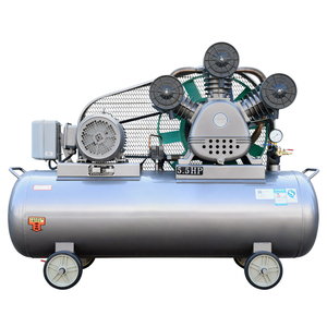 <span class=keywords><strong>Compresseur</strong></span> d'air à piston lubrifié 7,5 kW 10 CV 1,05 m/min 12,5 bars 380 V 2 cylindres portable industriel pour applications propres - Product Image 1