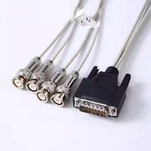 Câble DB9 DB15 DB25 vers BNC de longueur personnalisée 0,5 m 1 m avec blindage tressé et gaine en PVC pour transfert de signal informatique - Product Image 6