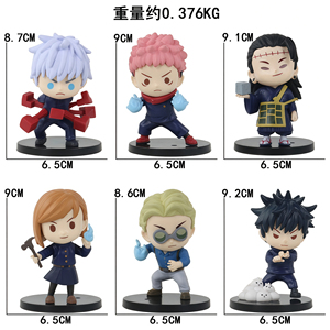 Action Figure di Satoru Gojo da <span class=keywords><strong>Jujutsu</strong></span> <span class=keywords><strong>Kaisen</strong></span>, Decorazione da Scrivania in PVC con Scatola Sorpresa - Product Image 6