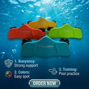 Propulsor Subacuático Ligero y Portátil, Scooter Acuático Eléctrico, Equipo de Buceo con Hélice para Snorkel y Buceo Libre - Product Image 1