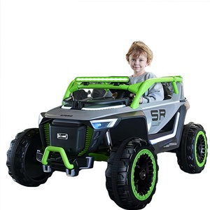 12V 4輪ライドオン電気自動車玩具子供用ユニセックス多機能プラスチックバッテリー子供用プレイシング - Product Image 1