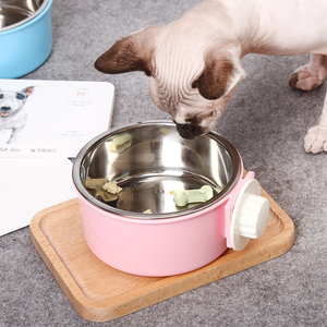 Tazón Portátil para Mascotas de Acero Inoxidable Antideslizante, Resistente al Agua, con Diseño para Colgar en la Jaula, Fácil de Limpiar, Venta al Por Mayor - Product Image 3