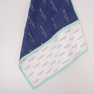 Mantas envolventes de bambú Muselina Fabricante profesional Fábrica Bebé Tejido portátil 100% Telas de algodón Mantas certificadas GOTS - Product Image 1