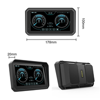 Écran de navigation GPS CarPlay pour moto BMW avec caméra de tableau de bord étanche IP68 6 pouces, Moto Android Auto, écran tactile