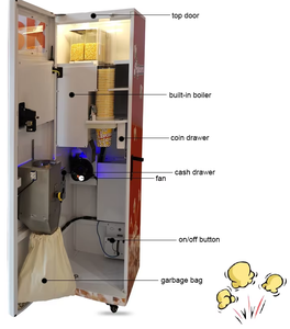 Distributeur automatique de <span class=keywords><strong>pop</strong></span>-<span class=keywords><strong>corn</strong></span> sans surveillance, 120 secondes de cuisson rapide, double saveur, kiosque commercial - Product Image 5