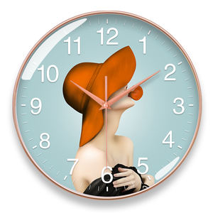 Nuovo silenzioso orologio <span class=keywords><strong>da</strong></span> <span class=keywords><strong>parete</strong></span> <span class=keywords><strong>da</strong></span> 12 pollici con immagine di bellezza personalizzabile-perfetto <span class=keywords><strong>per</strong></span> l'arredamento del <span class=keywords><strong>salone</strong></span> di bellezza - Product Image 3