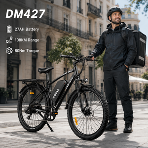 Vélo de montagne électrique E-MTB de 27,5 pouces, autonomie de 108 km, vélo cargo pour coursier et livraison de nourriture, prix d'usine - Product Image 1