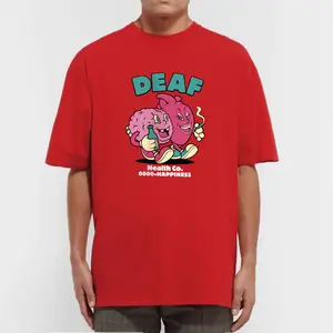 스크린 프린트 자른 티셔츠 남성 맞춤형 디자이너 로고 대형 고민 티 Camiseta 3D 스크린 인쇄 자른 티셔츠 남성