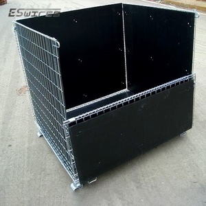 Conteneur en fil métallique à <span class=keywords><strong>cage</strong></span> pliable multifonction en acier doux Q235 - Product Image 2