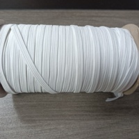 Largeur 6mm 8mm 10mm cordon élastique tressé plat corde élastique personnalisée tissage élastique bande élastique pour lacets accessoires de vêtement
