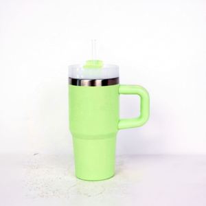 Portable 14oz 304 Stainless Steel Children Sippy Cup with Easy Grip Handle and Straw for Toddler Baby <b>Kids</b> - Product Image 1
