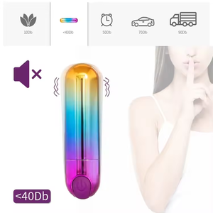 Regenboog Kogel Vibrator Ei Vibrator Waterdichte Mute Vibratie Liefde Eieren Mini G Spot Clitoris Stimulator Volwassen Seksspeeltjes - Product Image 5